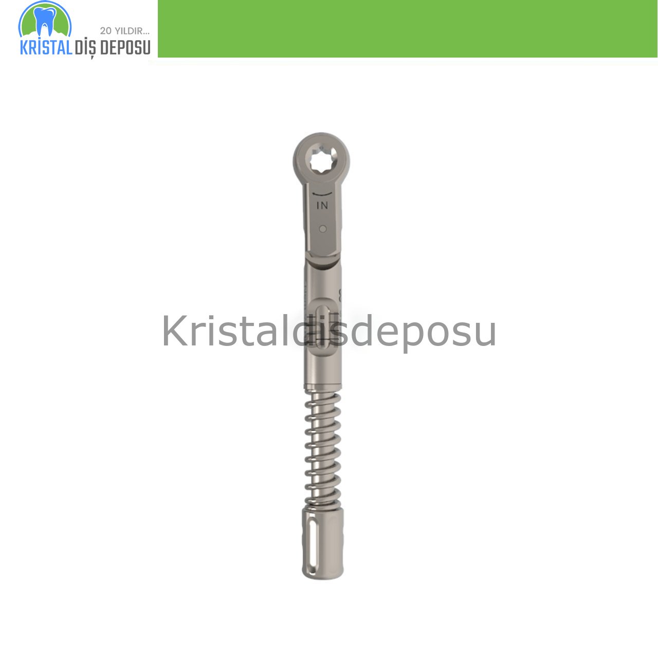 Dental Implant Torklu Wrench Ratchet Kare 10-45 Ncm