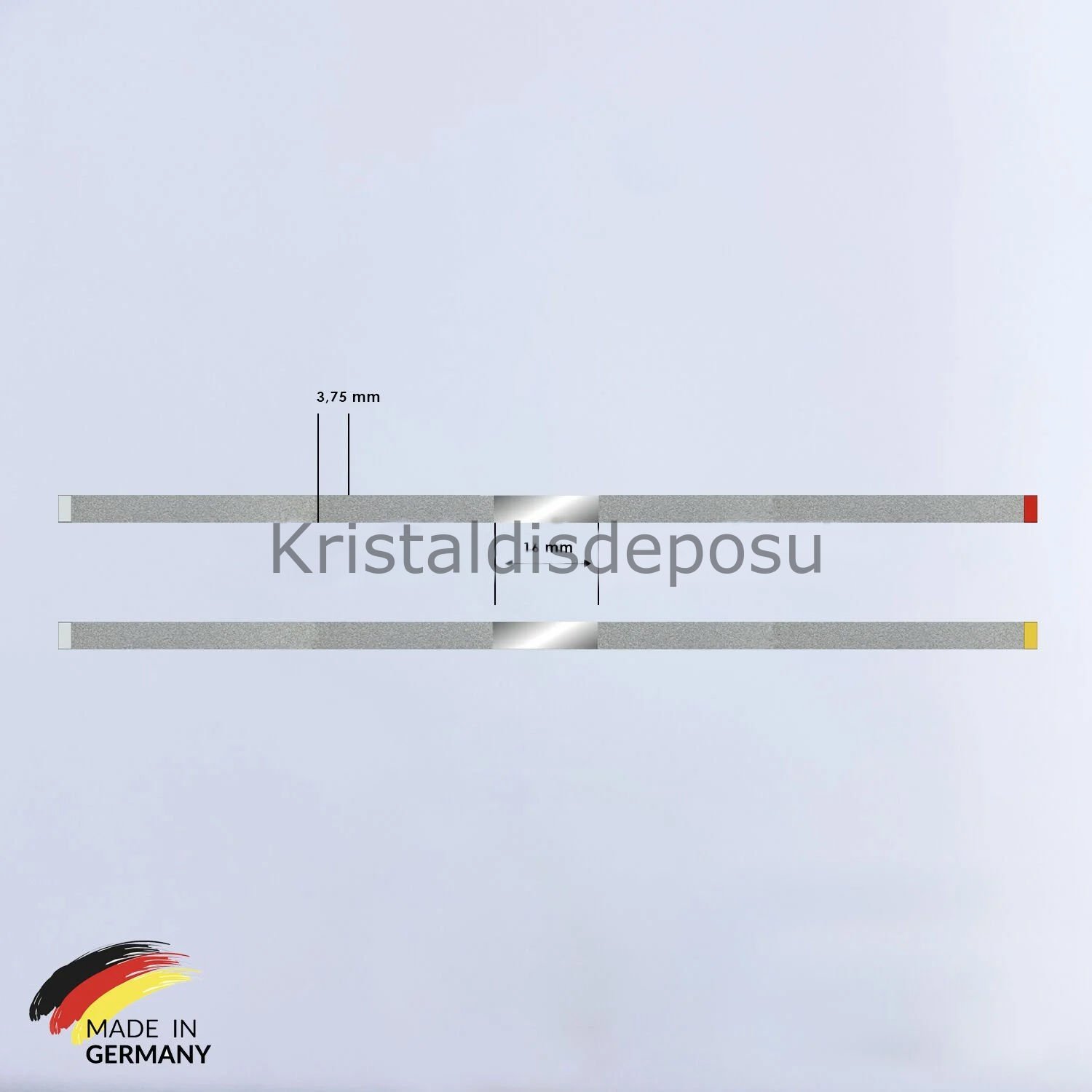 Metal Arayüz Zımparası Diamond Strip 3.75 mm