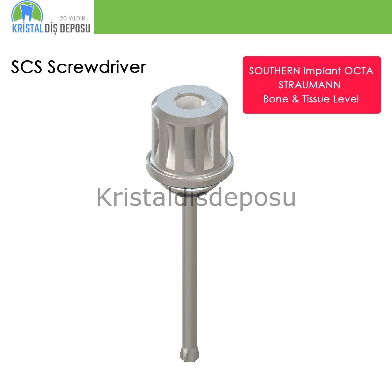 Straumann İmplant için Screwdriver (Torx/Star)