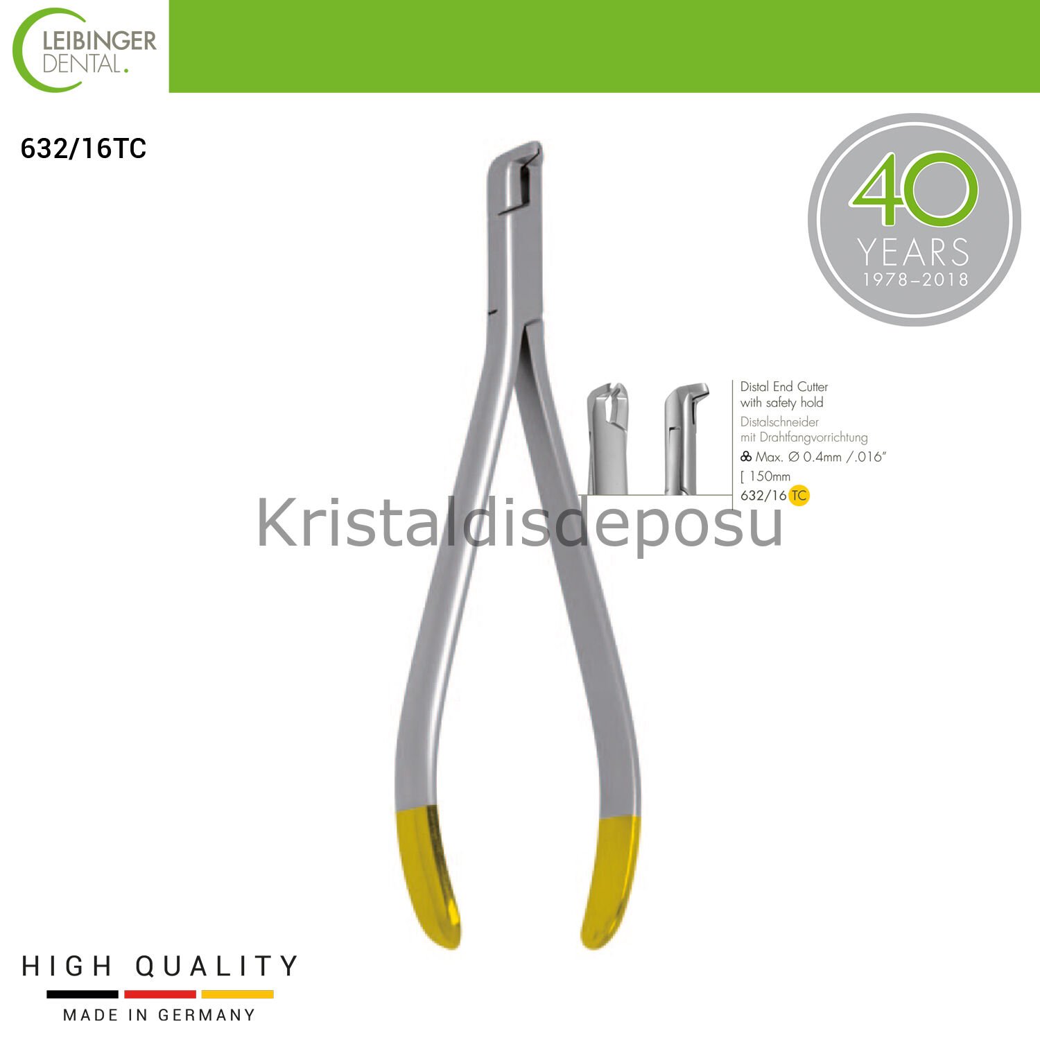 Distal End Cutter TC (Safety Hold) Distal Uç Kesici - 150 mm