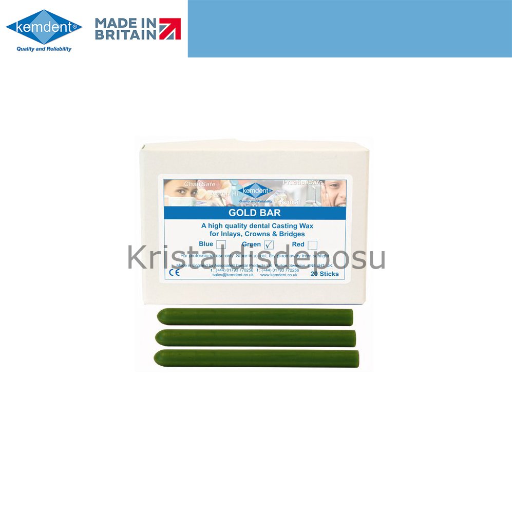 Impression Compound : Yeşil Mum Çubuk 15'li