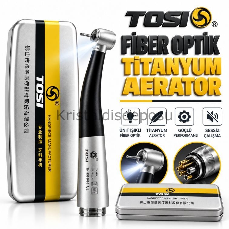 Fiber Optik Titanyum Aeratör - Ünit Işıklı