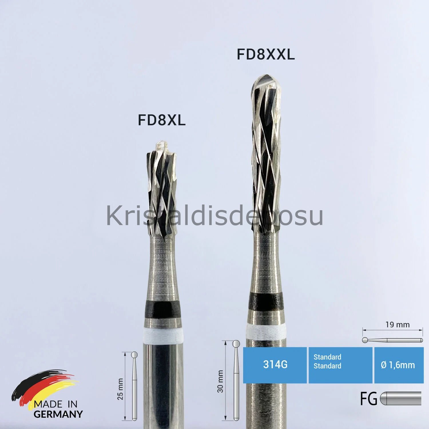 Agresif Metal Kron Kesme Frezi - 2 Adet