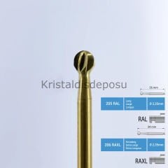 Titanyum Carpide Cerrahi Frez Rond - 141 RAL - RAXL