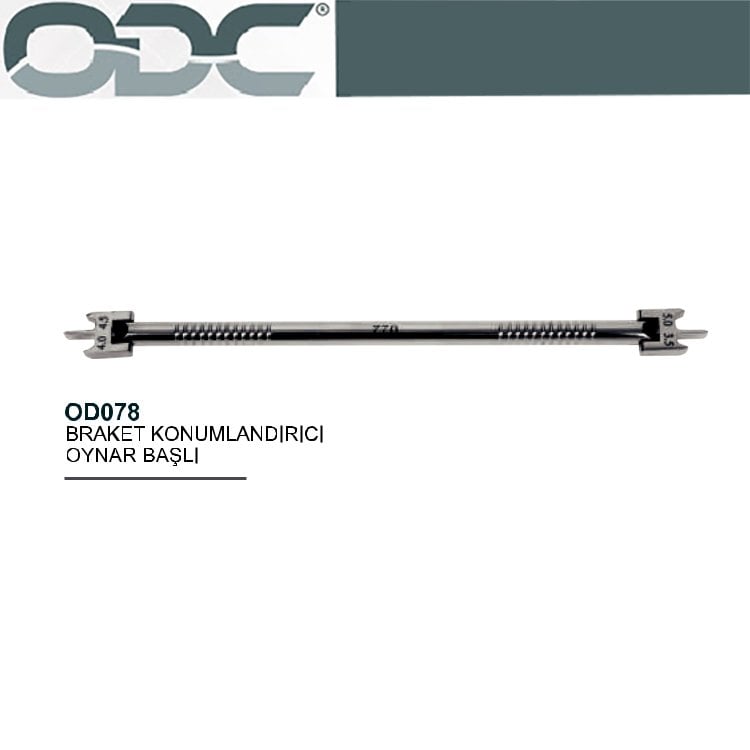 Ortodonti Braket Konumlandırıcı Oynar Başlı