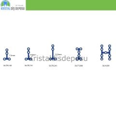 Titanyum Maxillofacial Plate Micro Kemik Plakası 0,6 mm