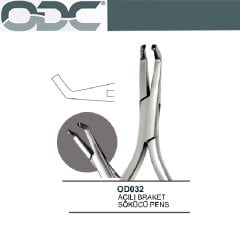 Ortodonti Açılı Braket Sökücü Pens