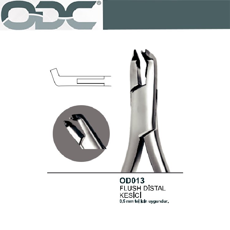 Ortodonti Flush Distal Kesici