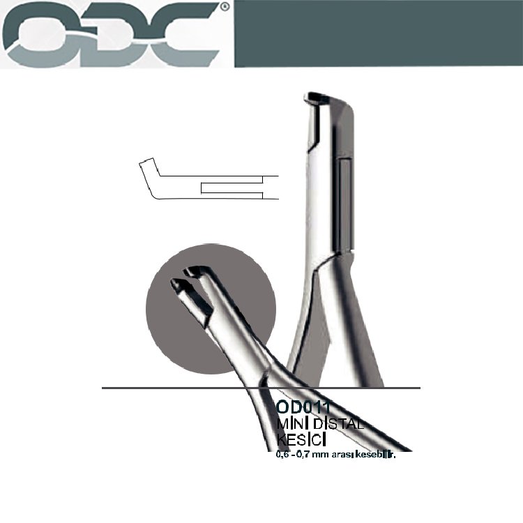 Ortodonti Mini Distal Kesici