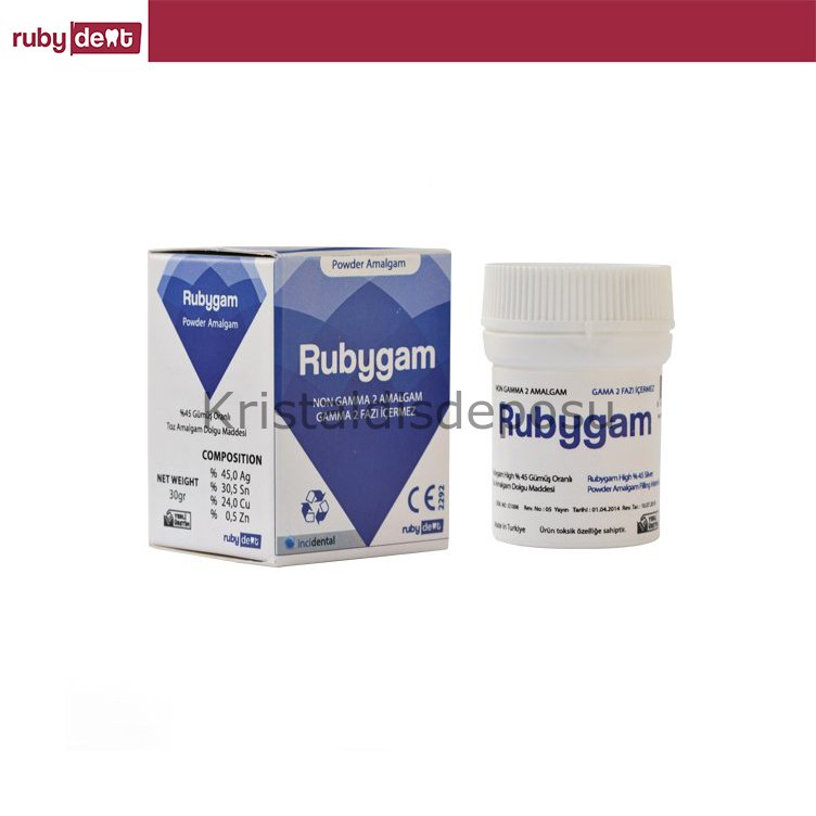 RubyGam %45 Gümüş Oranlı Toz Amalgam