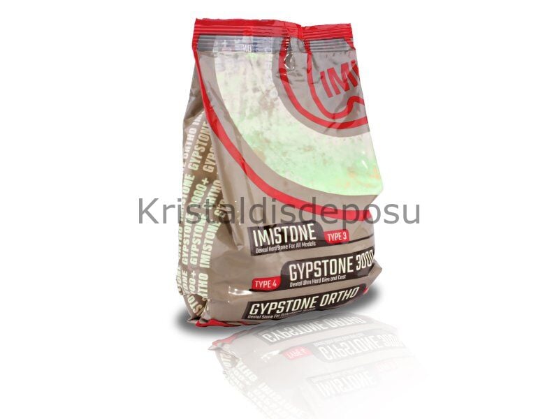 Imicryl Imistone Hard Stone Tip III Sert Alçı Mavi Renkte 1 kg Paket