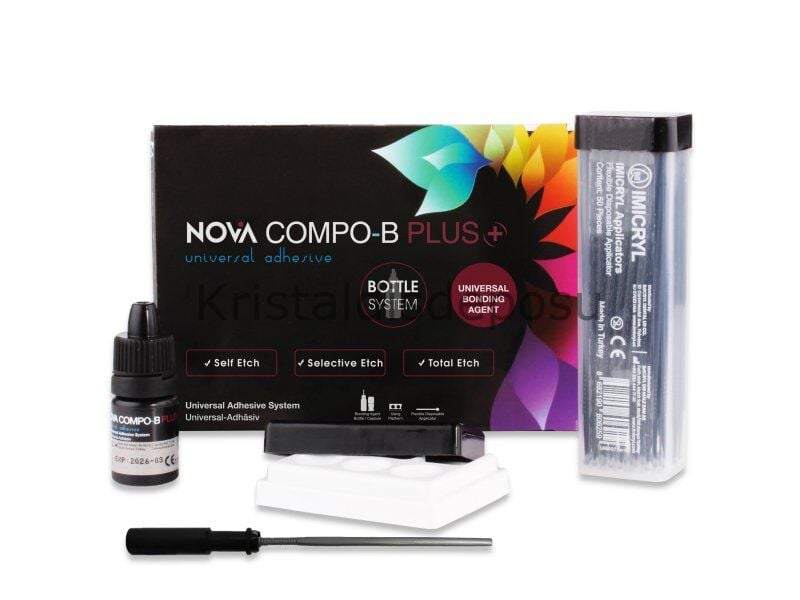 Imicryl Nova Compo B+ Adeziv All In One Bonding 0.1 ml Fırçalı Single Doz