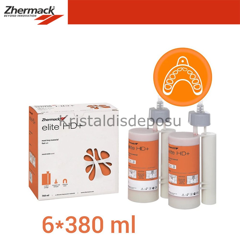 Elite HD+ Maxi Tray Makine Ölçüsü - Fast Set - 6*380 ml