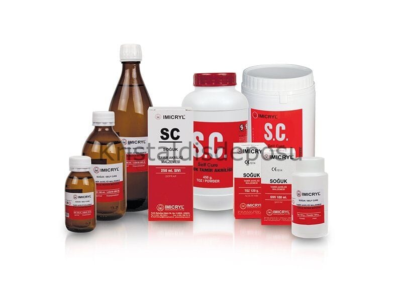 Imicryl SC Soğuk Self Cure Pembe Soğuk Akrilik 4 kg Toz