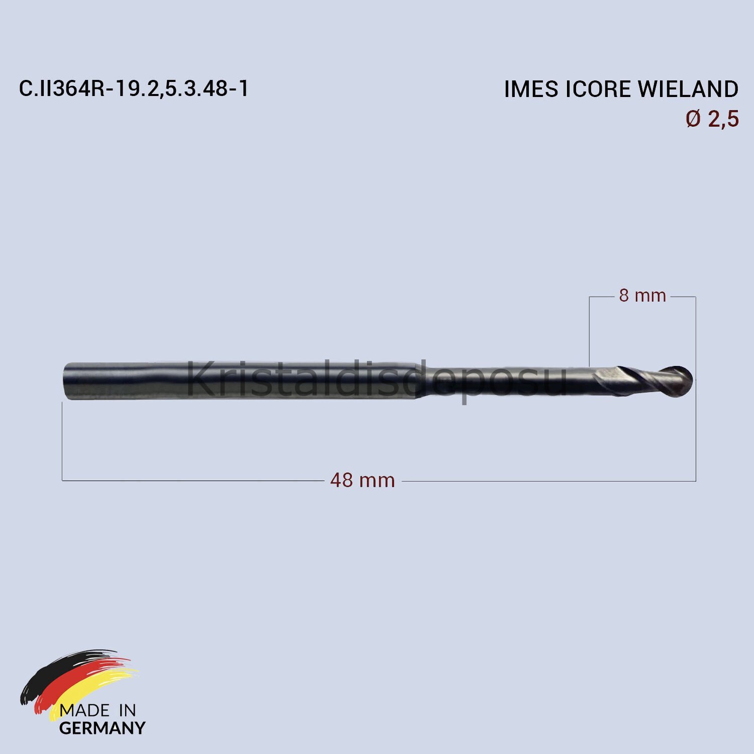 Imes Icore Wieland Cad Cam Drill 2,5 mm