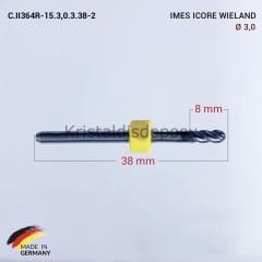Imes Icore Wieland Cad Cam Drill 3,0 mm C.II364R-15.3,0.3.38-2