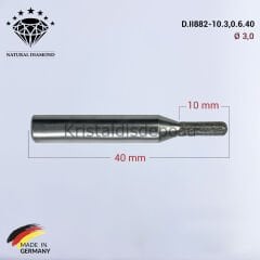 Imes Icore Wieland Elmas Cad Cam Drill 3,0 mm D.II882-10.3,0.6.40