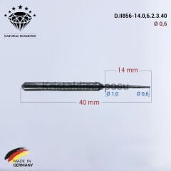 Imes Icore Wieland Elmas Cad Cam Drill 0,6 mm