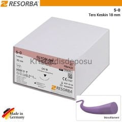 Glycolon Monofilament Absorbe Cerrahi Sutur  5-0 - 24'lü Kutu