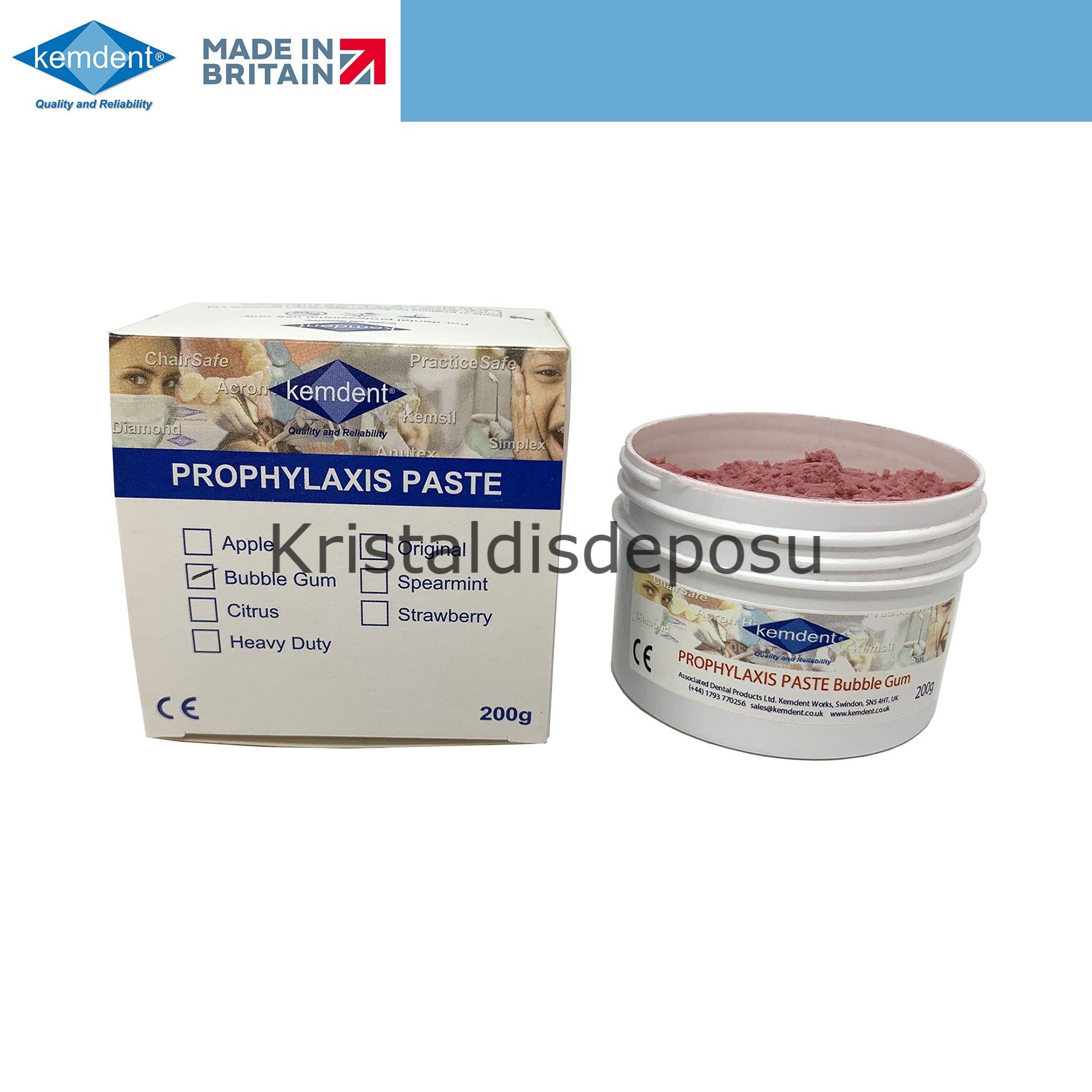 Prophylaxis paste - Polisaj Pastası Naneli SKT=2025/04