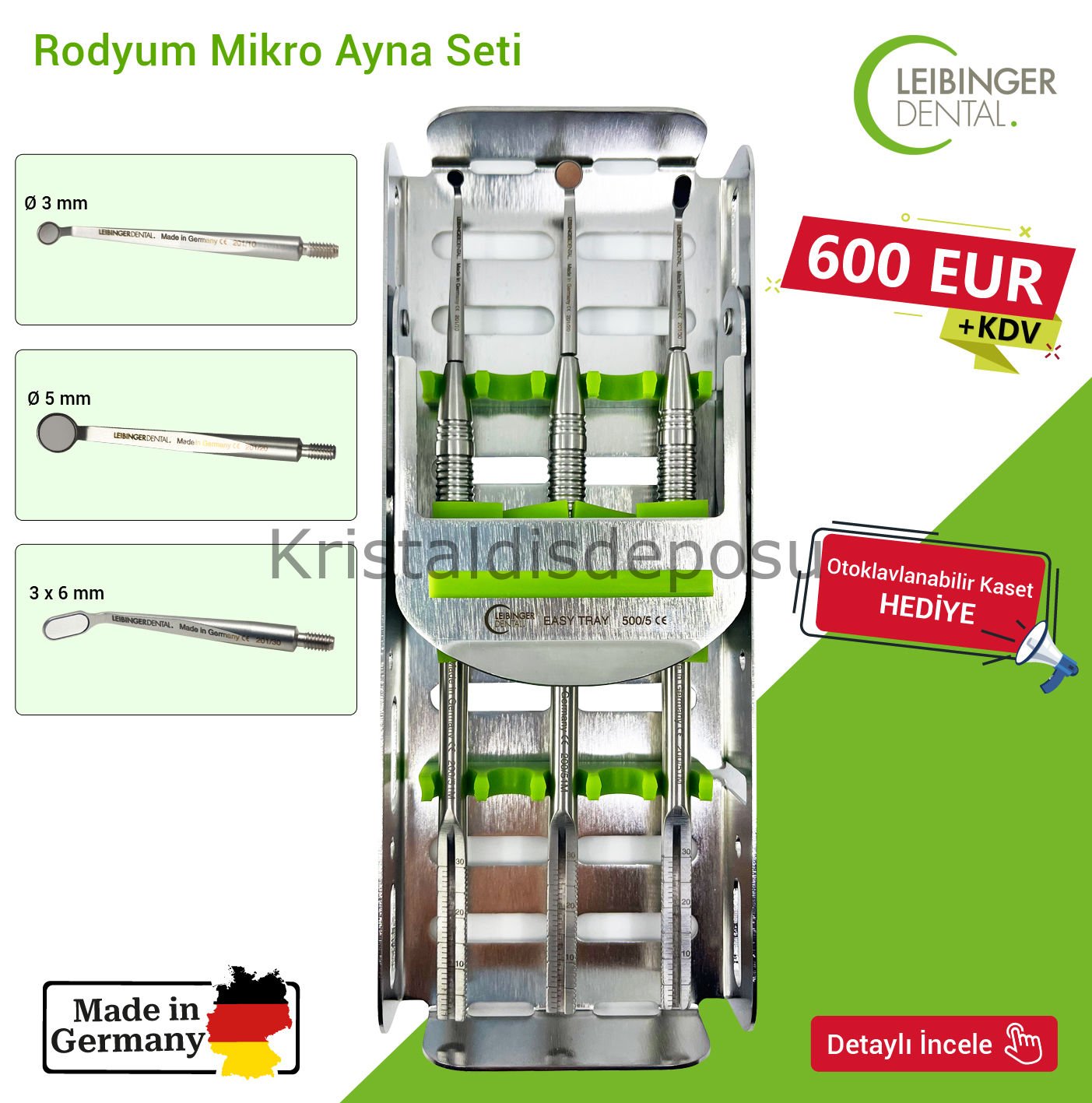 Rodyum Mikro FS Ayna Seti
