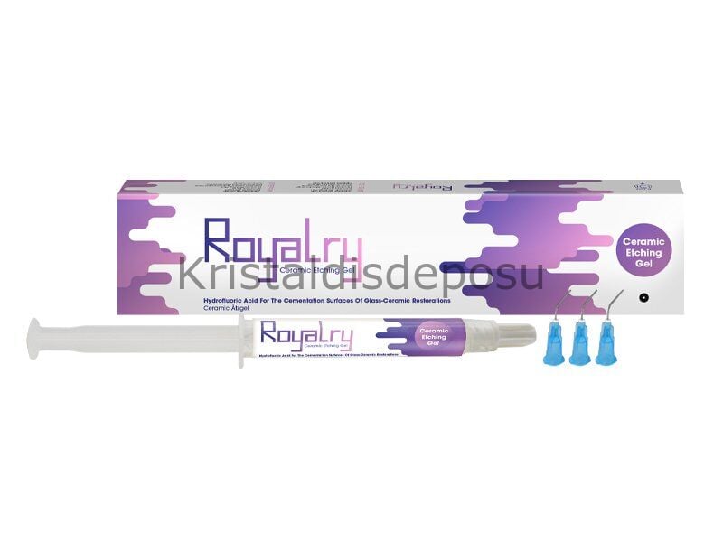 Imicryl Royalry Porselen Asiti 3 ml Buffered Hydrofluoric Acid + Uygulama Applıkatörleri