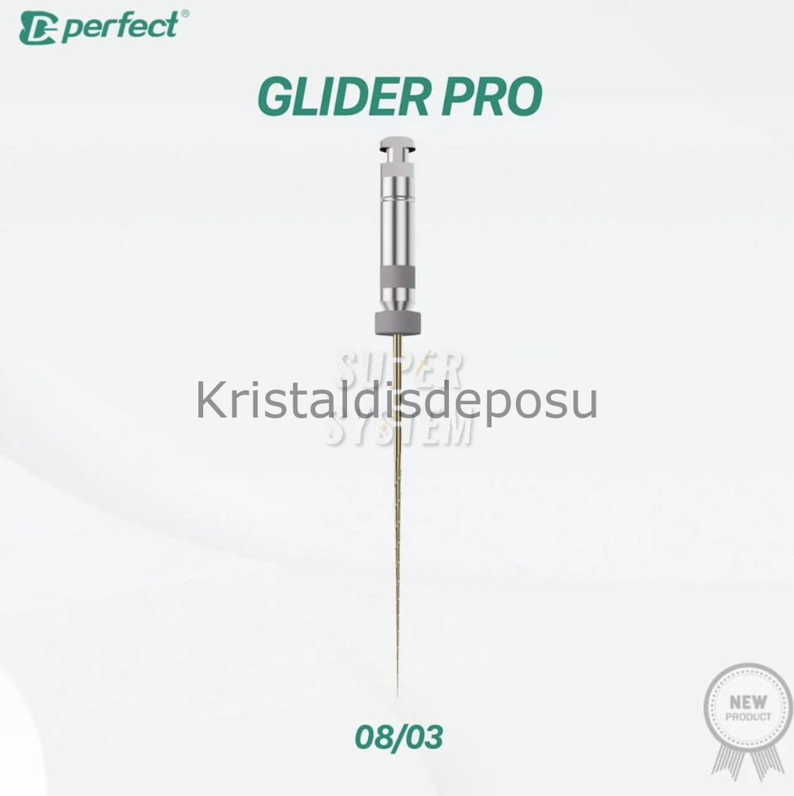 Perfect SUPER SYSTEM Glider Pro Sorti 4'lü Blister Eğe 08/03 25 mm.