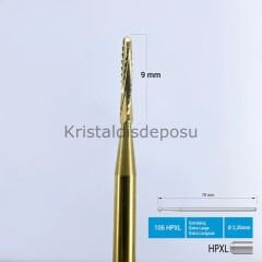Titanyum Carpide Lindemann Cerrahi Frez - 162 HPXL