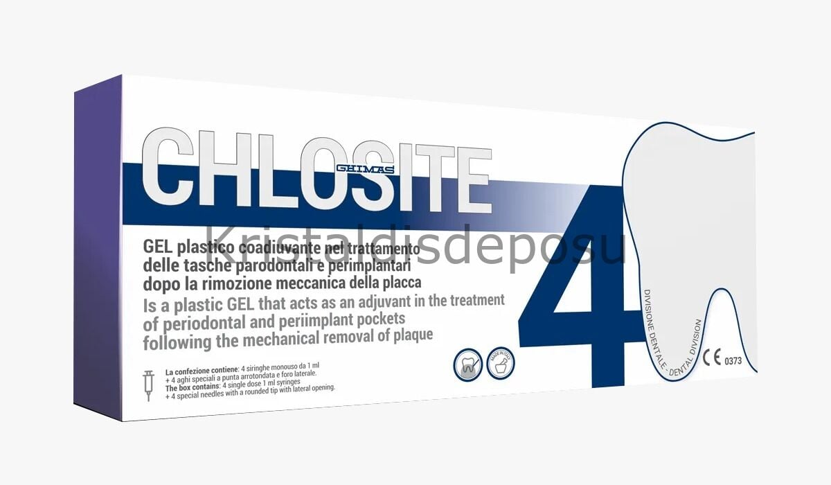 Chlosite Subgingival Antimikrobiyal Lokal Antiseptik Klorheksidin Jel 1ml