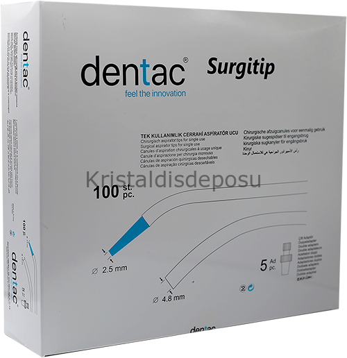 Surgitip Steril Cerrahi Aspiratör Ucu - 100 Adet
