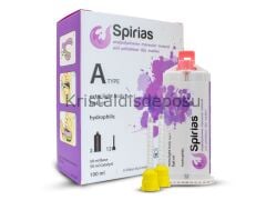 Imicryl Spirias A Tipi Silikon İkinci Ölçü Extra Light Body Base (Yeşil) + Katalist (Beyaz) (İki Adet Ekstra Akışkan Çiftli Şırınga) 8 x 50 ml Double Şırınga