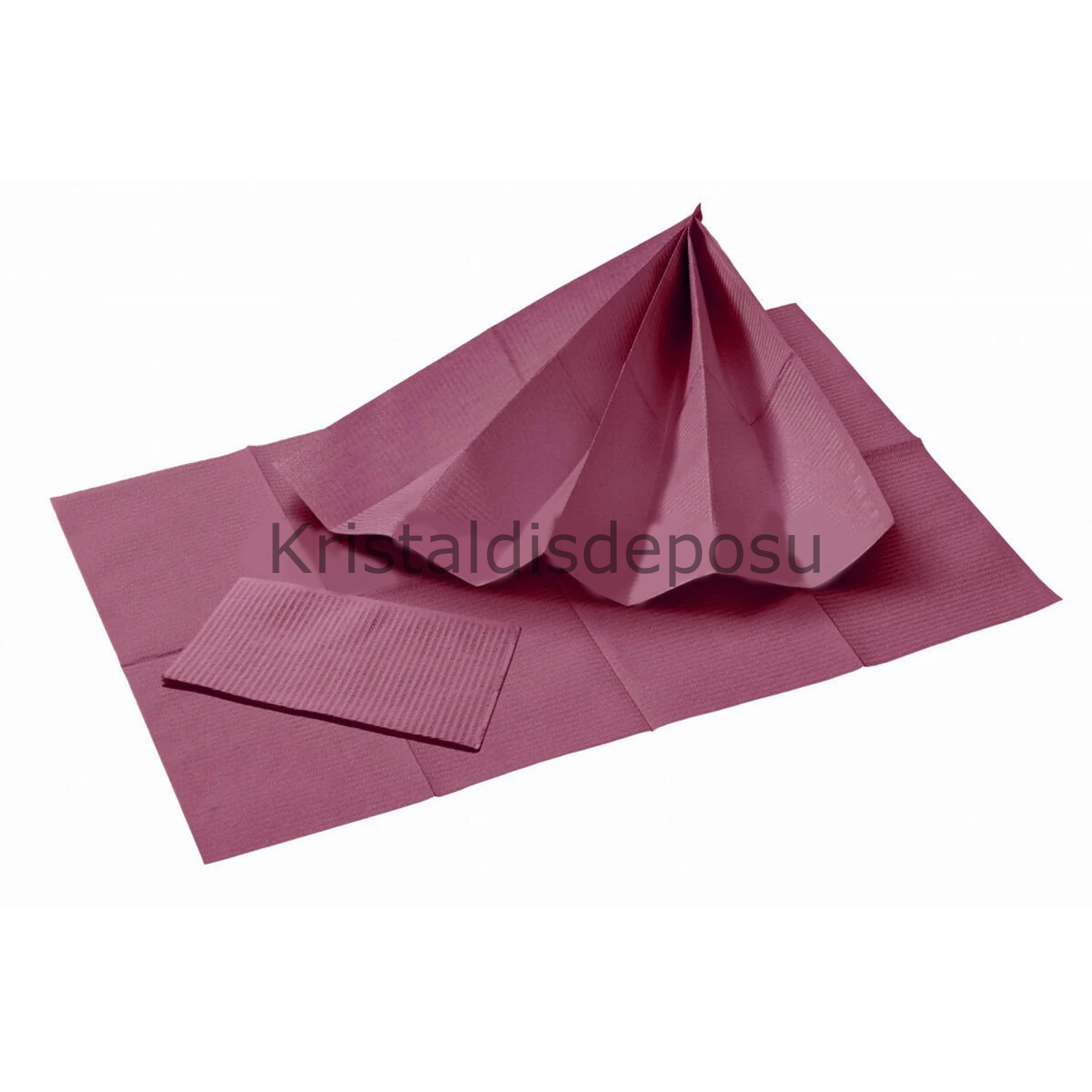 Avrupa Tabla Örtüsü Renkli - 33*44 cm 500 Ad - Bordeaux