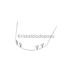Keyhole Looped Wire - Mantar Kafalı Tel - Çelik - 4 Hole