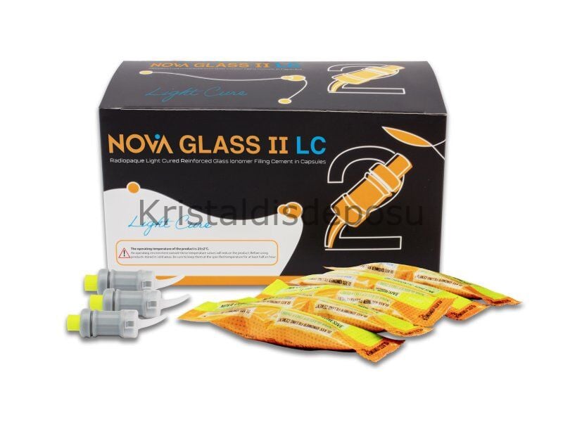 Imicryl Nova Glass II LC Kapsül Işınlı Cam Ionomer Dolgu Simanı 50 Kapsül