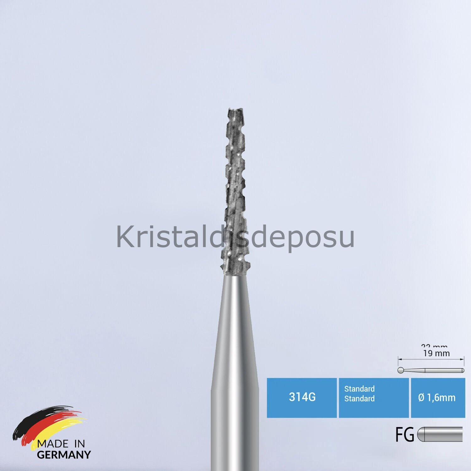 Tungusten Carpide Frez Aeratör İçin - C33L - 5 Adet