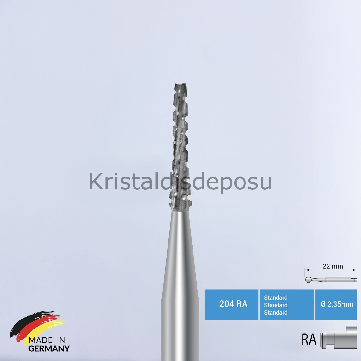 Tungusten Carpide Frez Anguldurva İçin - C33L - 5 Adet
