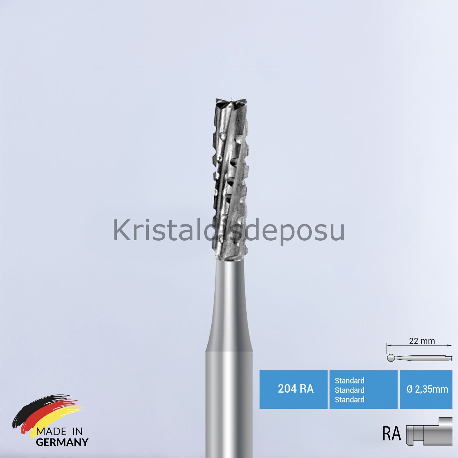 Tungusten Carpide Frez - Anguldurva İçin - C31L - 5 Adet