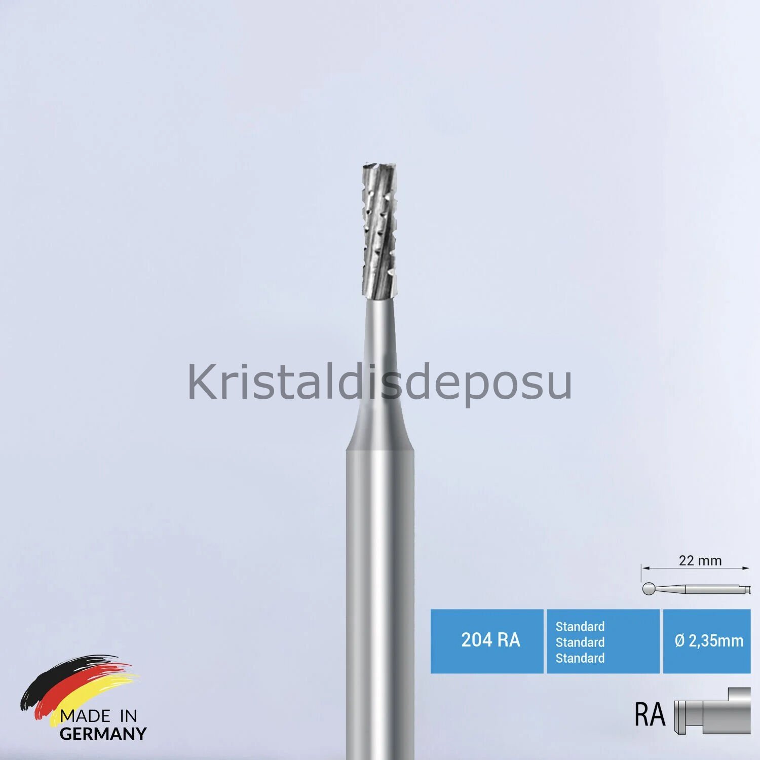Tungusten Carpide Frez - Anguldurva İçin - C31 - 5 Adet