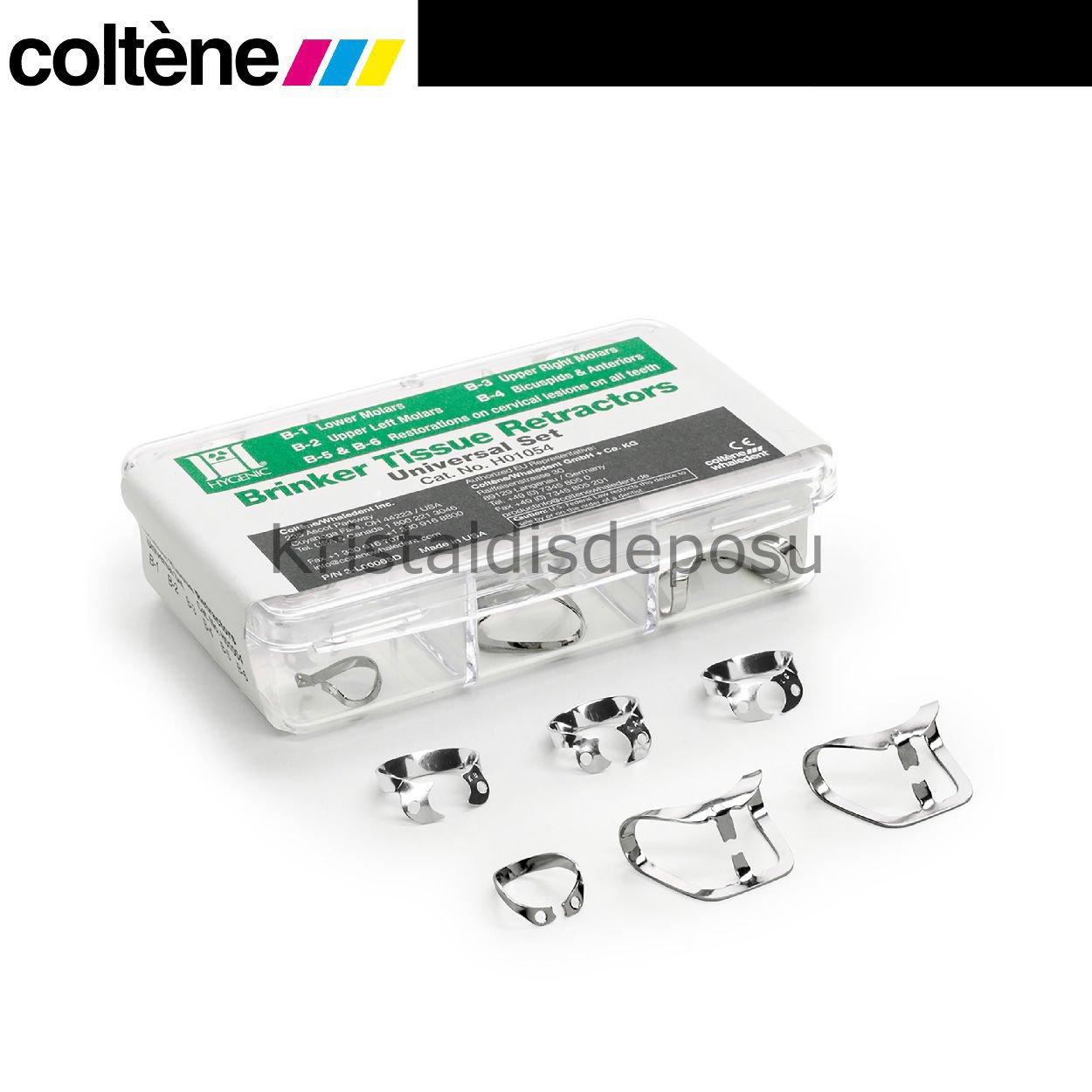 Hygenic Brinker Rubberdam Klemp Seti