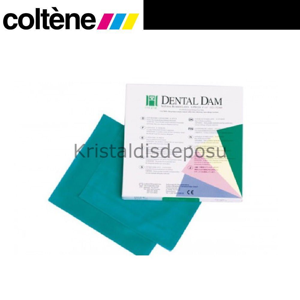 Hygenic Dental Dam Rubberdam Lastigi Yeşil