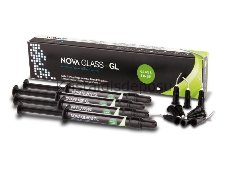 Imicryl Nova Glass GL Cam İyonomer Liner 3 x 2 g Şırınga