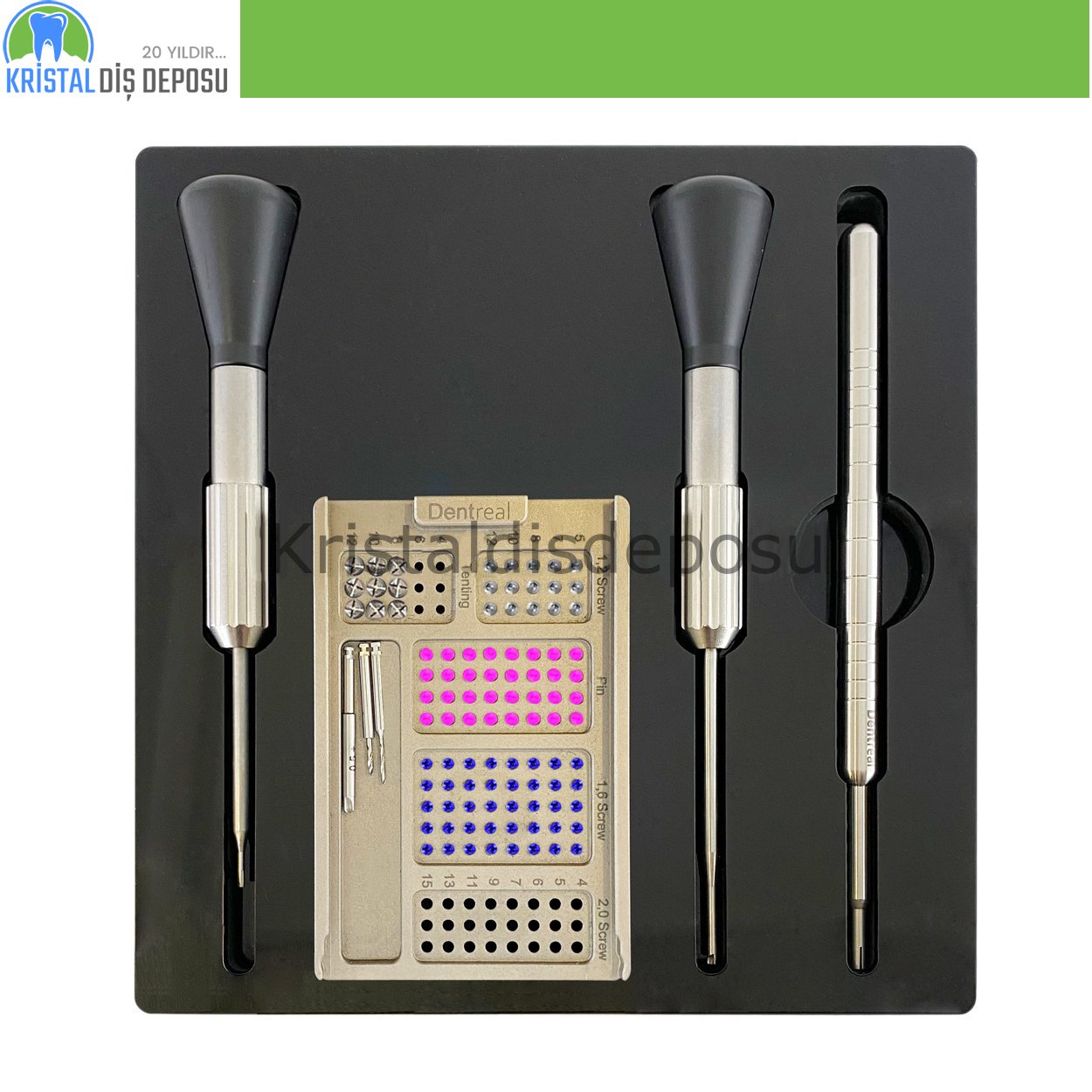 All in One Pro Fixation Set - Tente Vidası, Kemik Vidası, Membran Pini