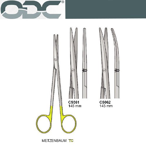 Metzenbaum Makas Düz TC14,5CM