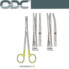 Metzenbaum Makas Düz TC14,5CM