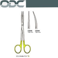 Goldman-Fox Makas Düz TC 13CM
