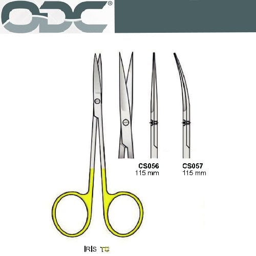 İris Makas Düz TC 11,5CM