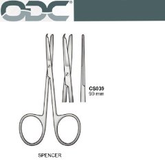 Cerrahi Makas Spencer 90 mm