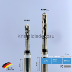 Agresif Metal Kron Kesme Frezi - FD8XL - 10 Adet