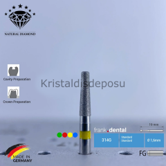 Doğal Elmas Frez - Aeratör - 846KR - Konik - 5 Adet