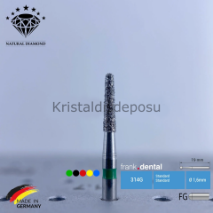 Doğal Elmas Frez - Aeratör - 855 - Konik - 5 Adet